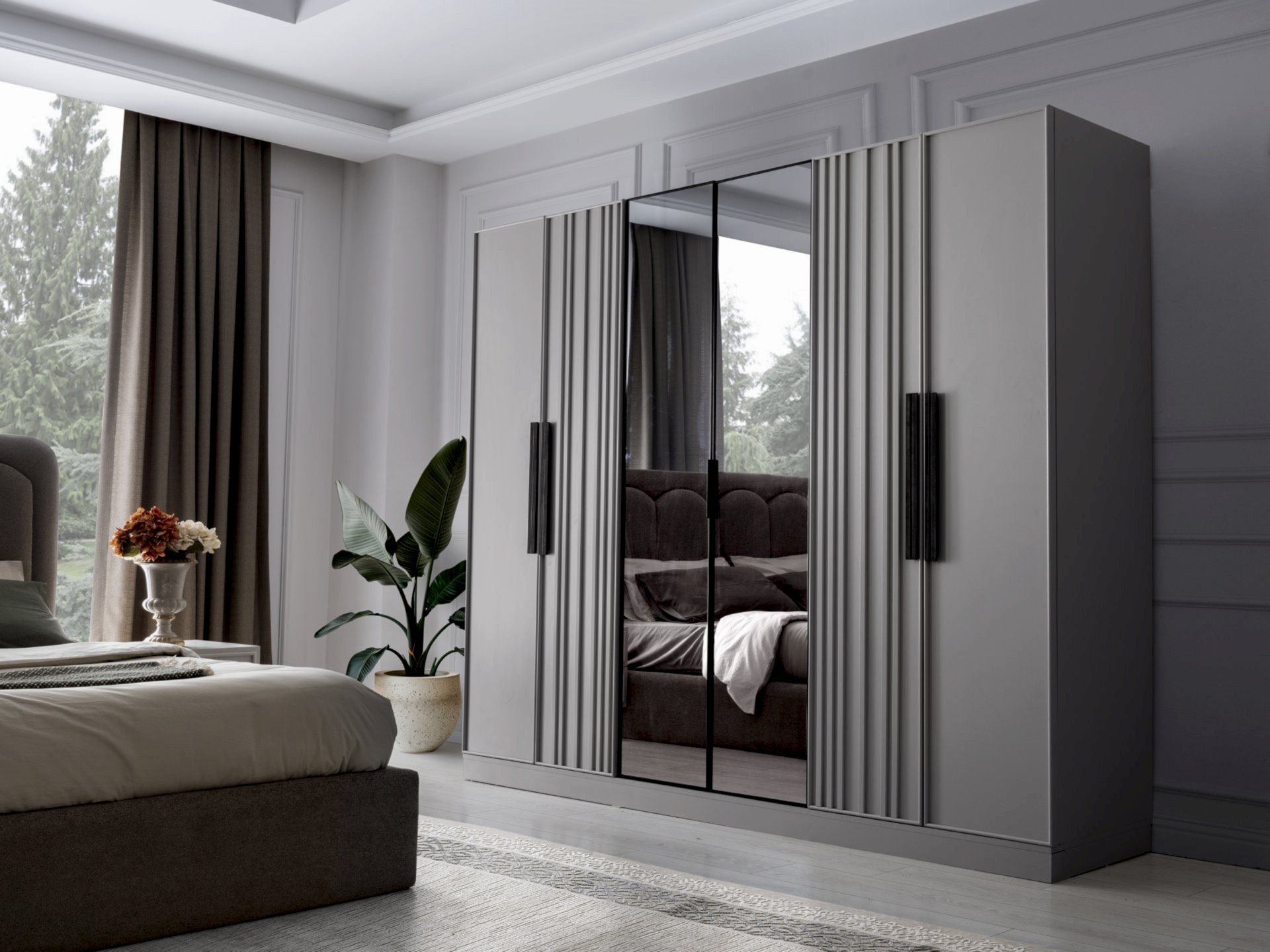 Aqua 6 Kapaklı Dolap
