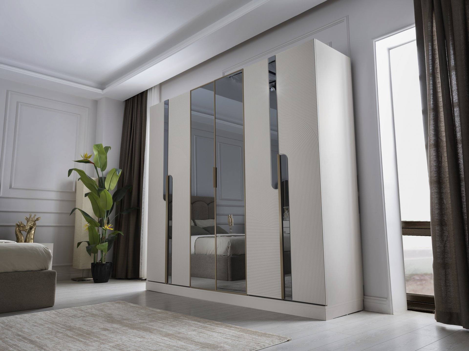 Hermes 6 Kapaklı Dolap
