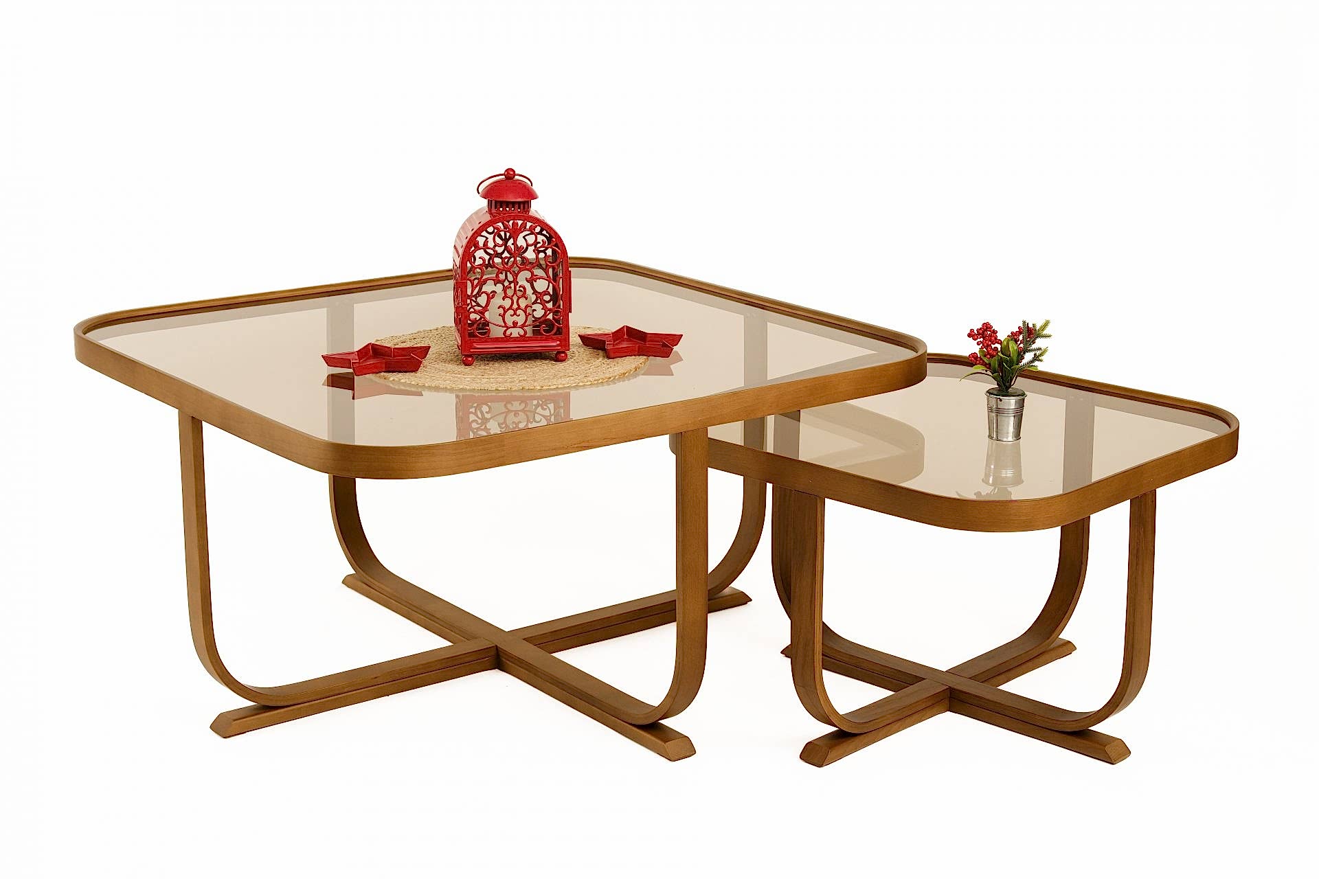 Hisar Orta Sehpa Set Camlı