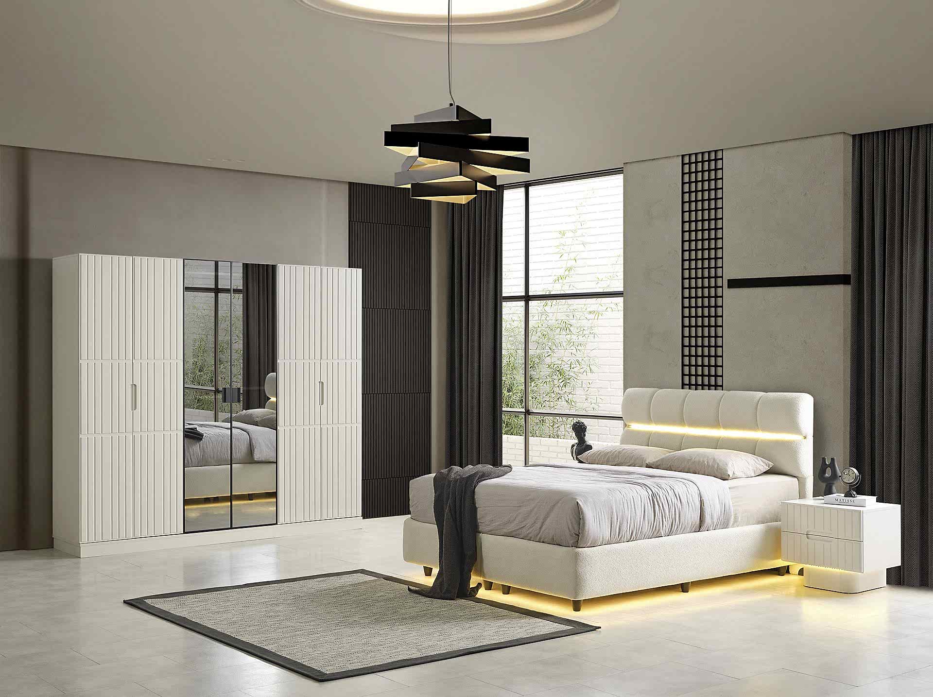 Loft Yatak Odası + Yatak Baza Dahil